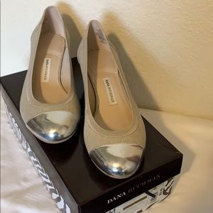 Linen Silver Tip Slip-on Shoes